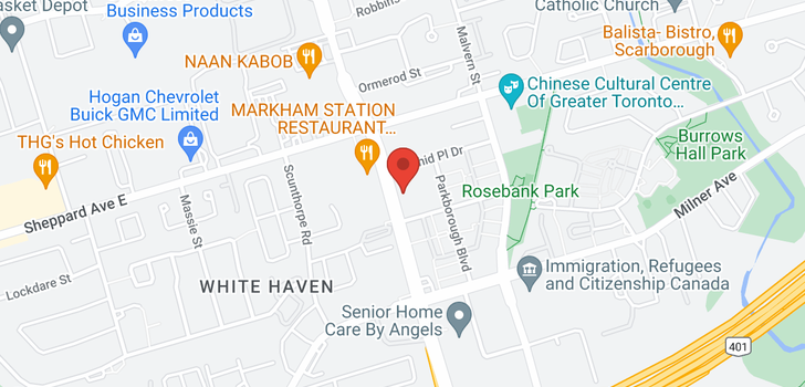 map of #102 -1585 MARKHAM RD